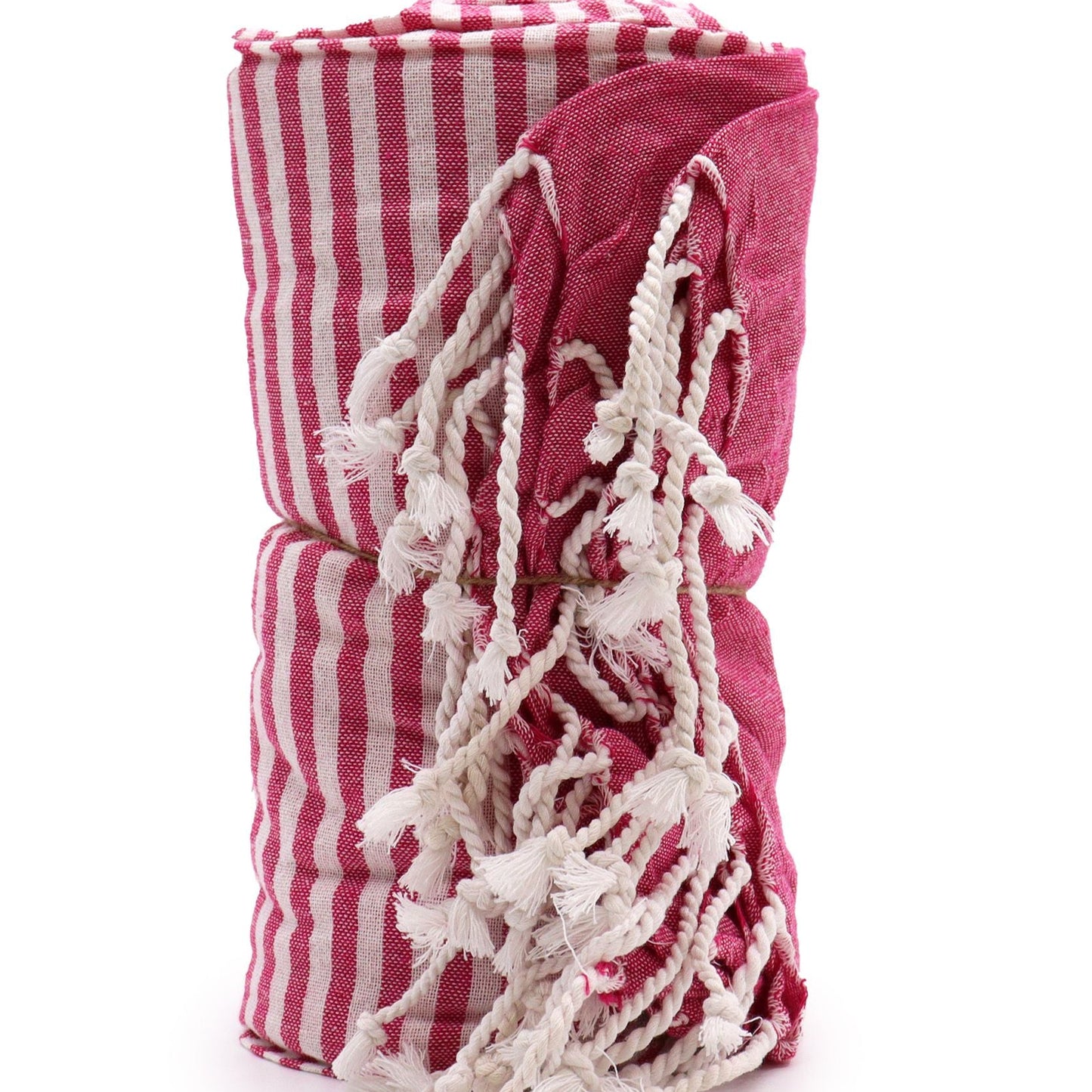 Cotton Pario Towel - 100x180 cm - Hot Pink