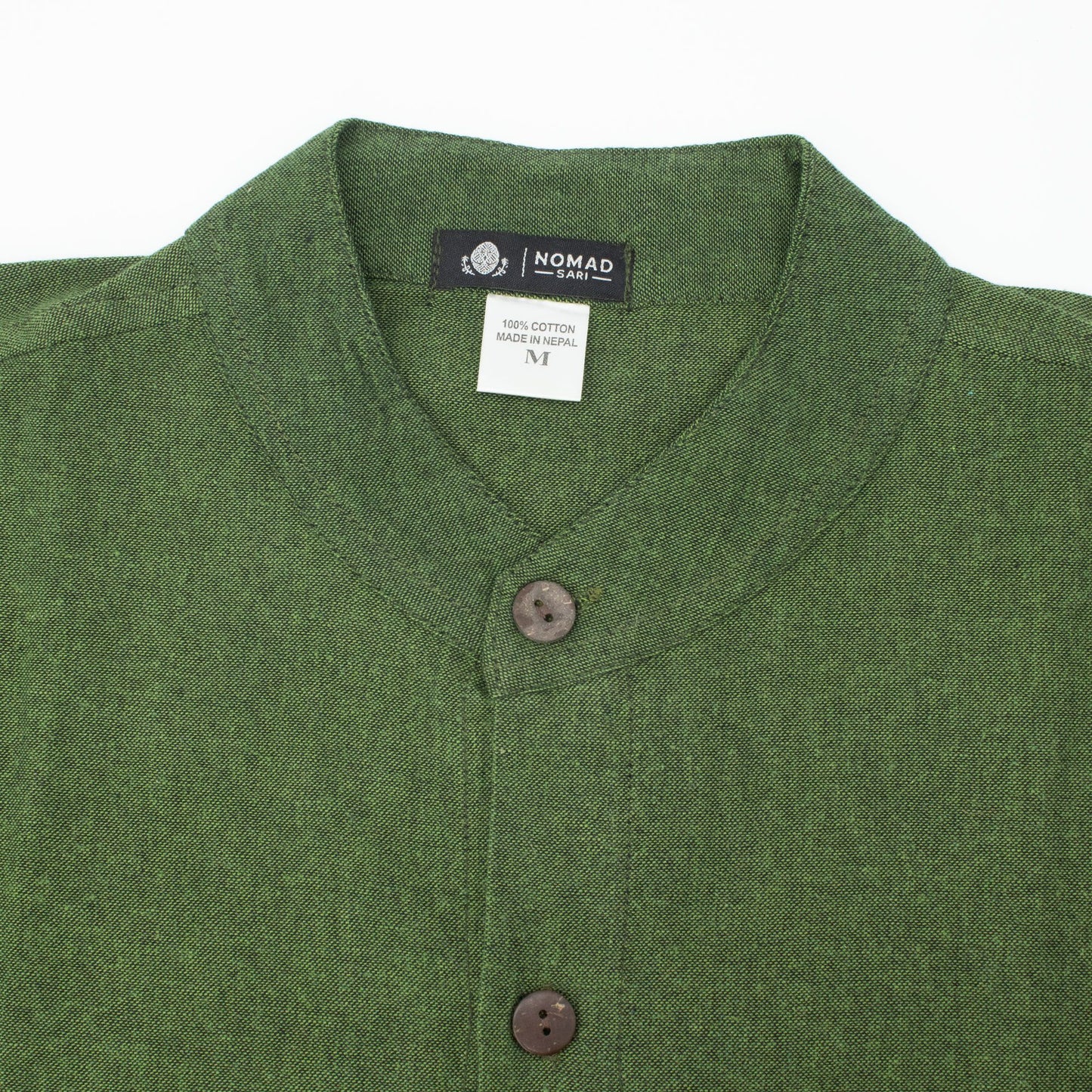 Nomad Sari Kathmandu Shirt - Forest Green - Medium