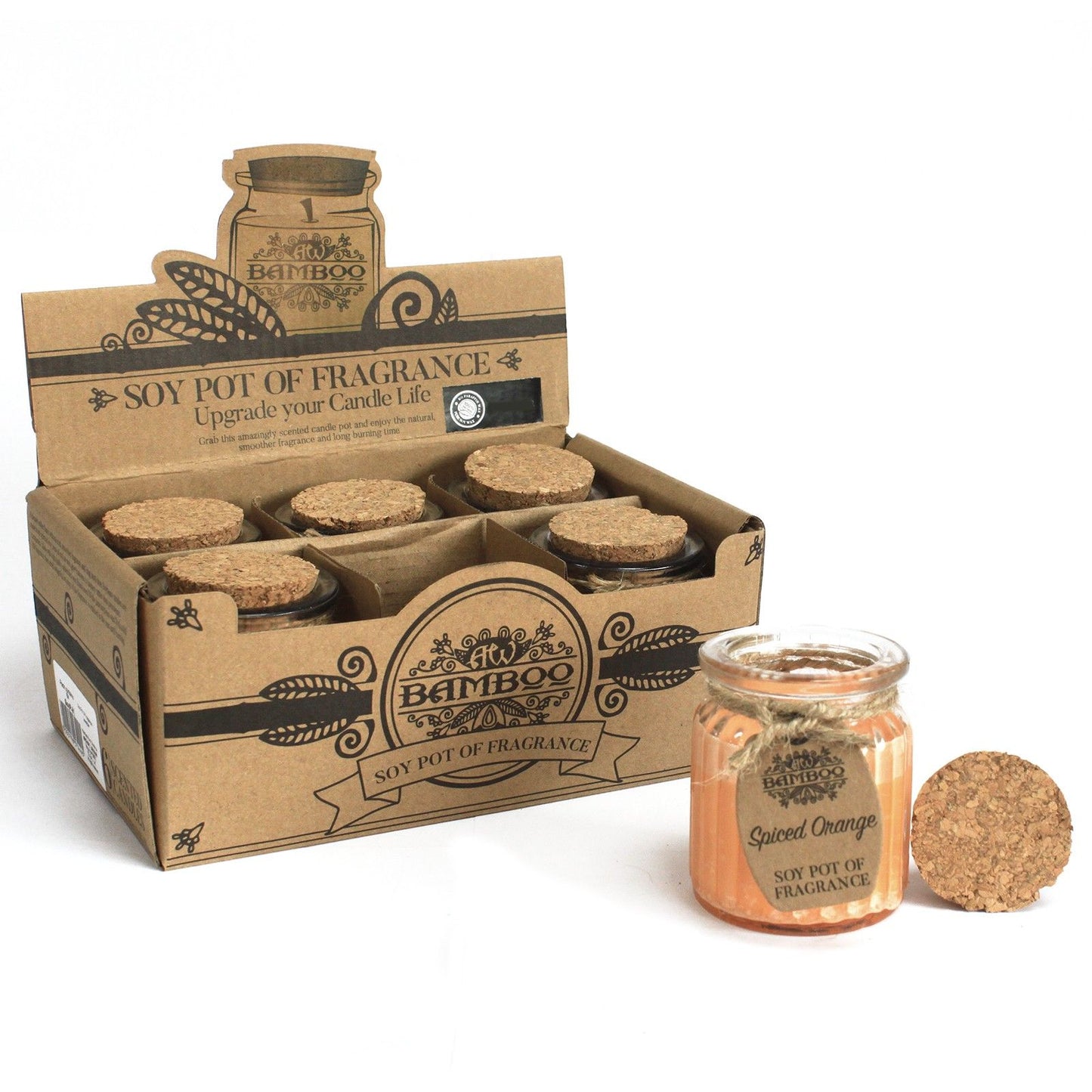 Spiced Orange Soy Pot of Fragrance Candles x 2