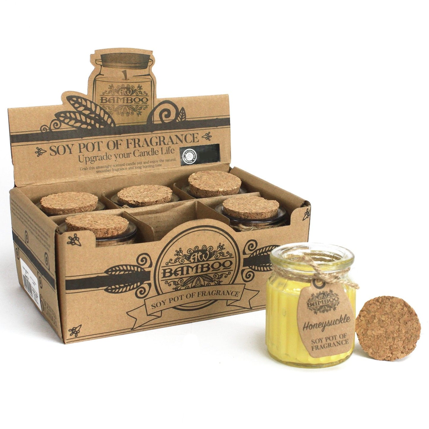 Honeysuckle Soy Pot of Fragrance Candles x 2