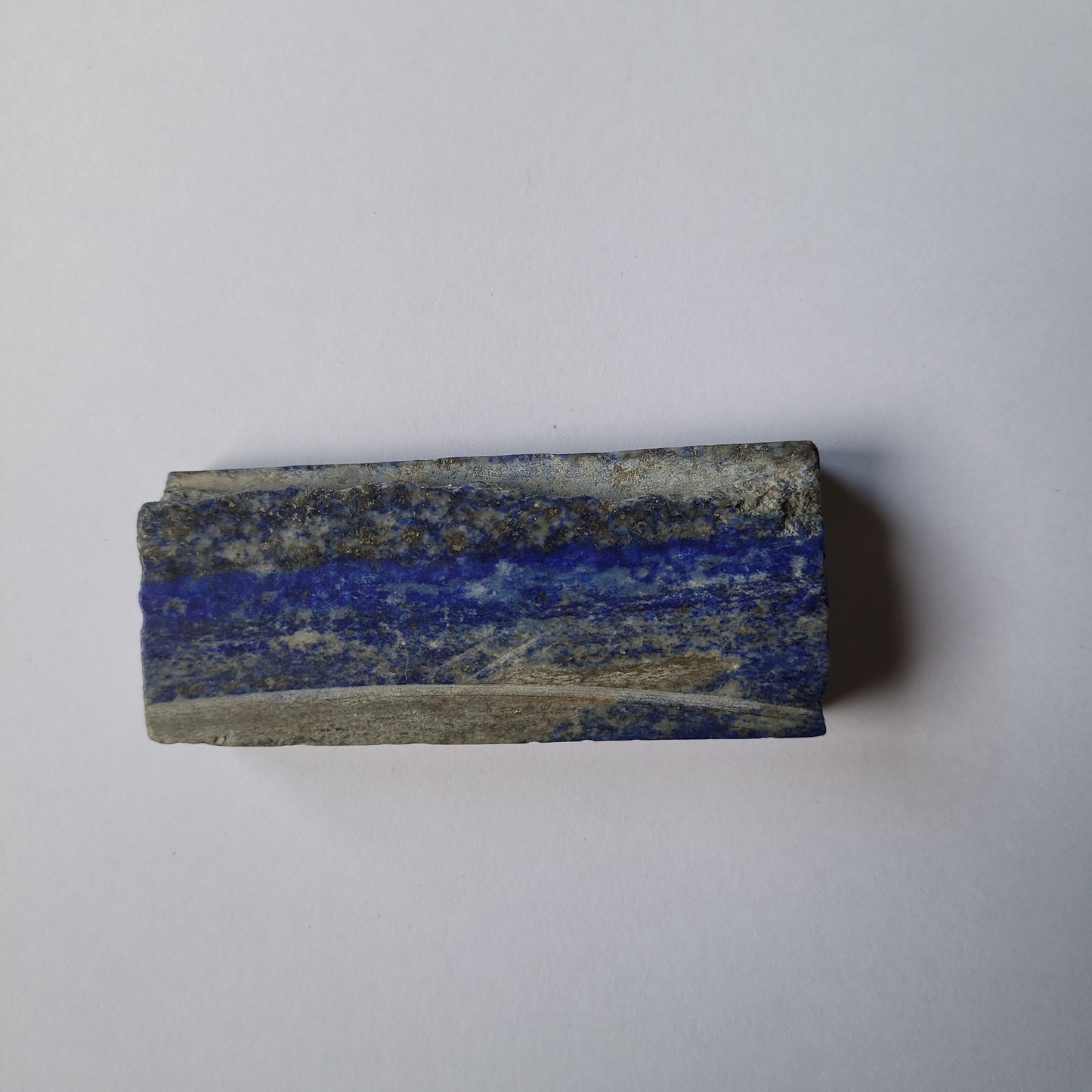 Lapis lazuli slightly polished