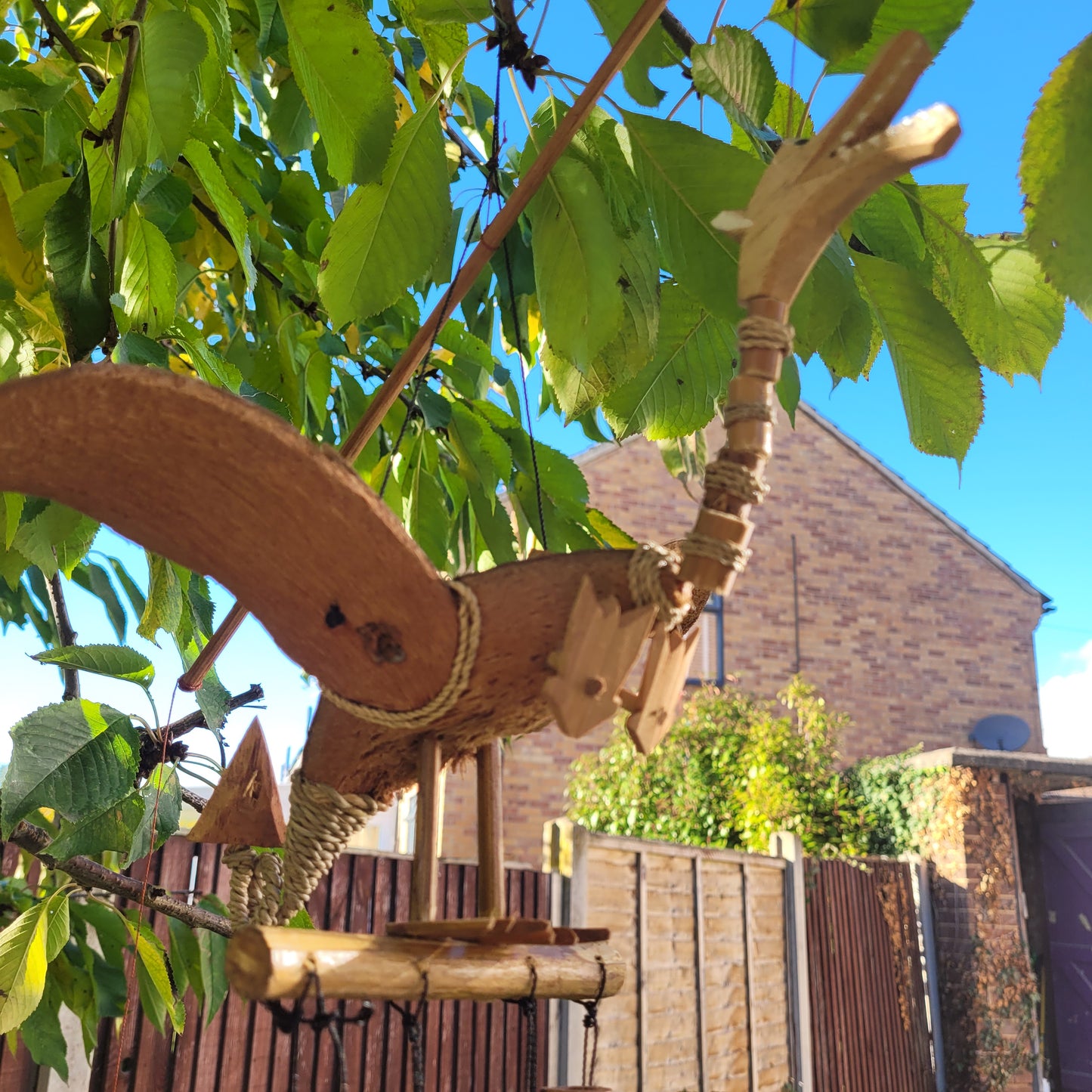 Coconut Dragon Wind Chimes
